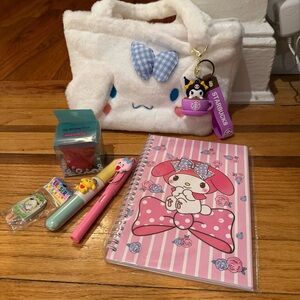 Cinnamoroll hello kitty gift set
